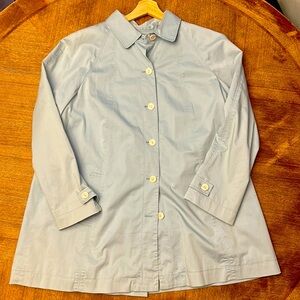 J.Jill Light blue coat, In great condition, no stains, rips or missing buttons